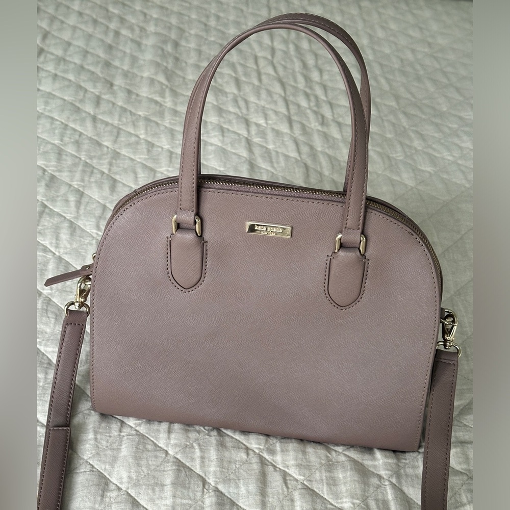 🆕 Kate Spade New York ♠️ Laurel Way Reiley satchel, crossbody, taupe color, NWT